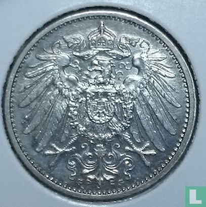 Empire allemand 1 mark 1911 (G) - Image 2