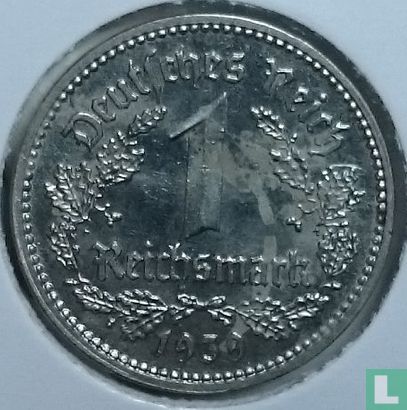 Duitse Rijk 1 reichsmark 1939 (A) - Afbeelding 1