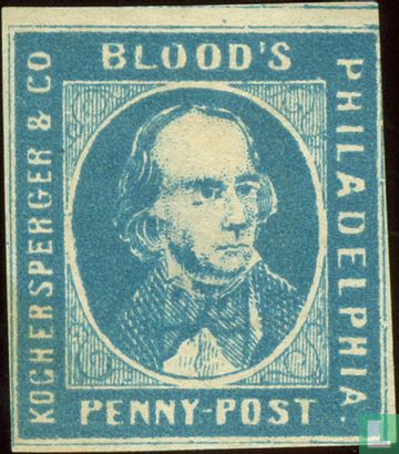 Kochersperger's Blood's Penny Post Philadelphia