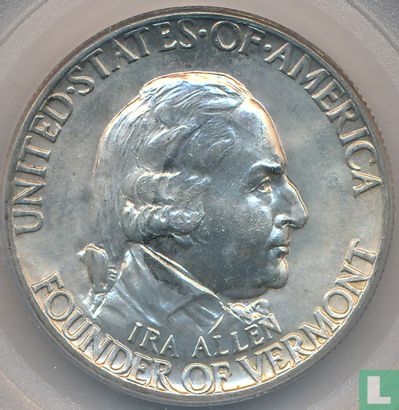Verenigde Staten ½ dollar 1927 "Vermont sesquicentennial" - Afbeelding 2