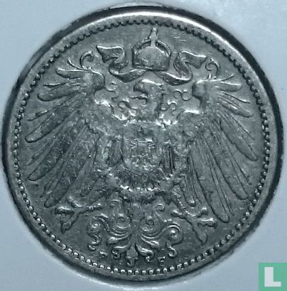 Empire allemand 1 mark 1893 (F) - Image 2