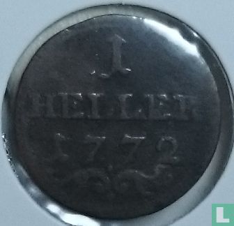 Bamberg 1 Heller 1772 - Bild 1