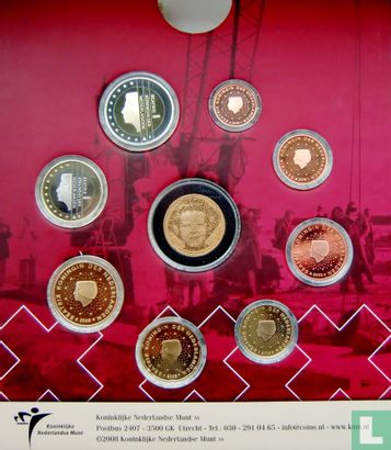 Netherlands mint set 2008 (PROOF - part VI) "200 years Amsterdam capital of the Netherlands" - Image 2