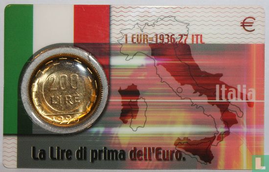 Italie 200 lire 1998 (coincard) - Image 1