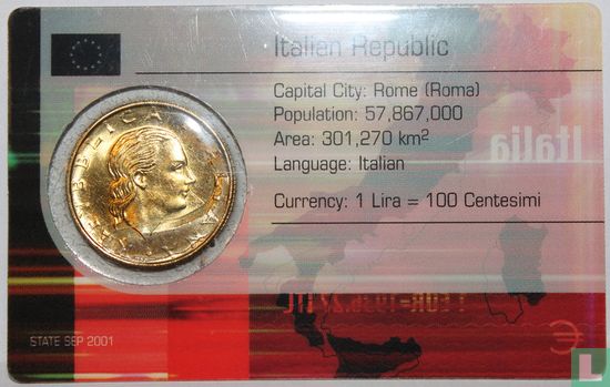 Italie 200 lire 1998 (coincard) - Image 2
