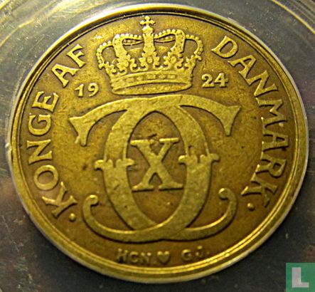 Danemark 2 kroner 1924 - Image 1