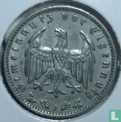 Duitse Rijk 1 reichsmark 1935 (J) - Afbeelding 2