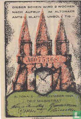 Altona a/d Elbe, Stadt - 30 Pfennig 1921 - Image 1