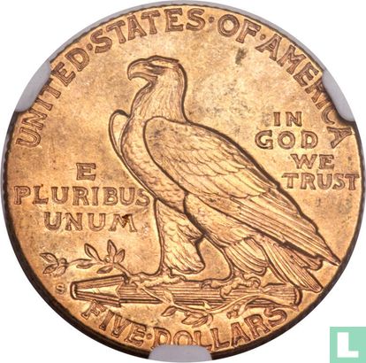 United States 5 dollars 1909 (S) - Image 2