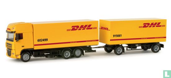DAF XF 105 SSC interchangeable box trailer 'DHL'