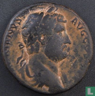Empire romain, AE Sestertius, 117-138, Hadrien, Rome, 134-138 AD - Image 1