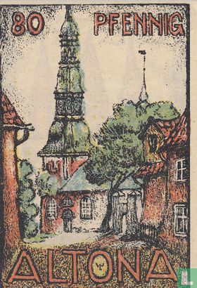 Altona a/d Elbe, Ville - 80 Pfennig 1921 - Image 2
