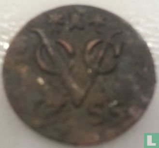 VOC 1 duit 1755 (Zeeland) - Afbeelding 1
