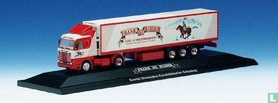 Scania 143 box semi trailer 'Frank de Ridder'