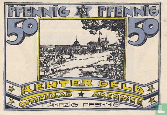 Arendsee, Ostseebad - Reutergeld - 50 Pfennig ND. (1922) - Afbeelding 2