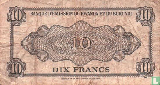 Ruanda-Urundi 10 Francs 1960 (P2a2) - Image 2