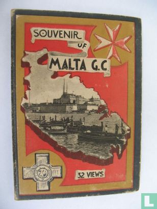 Souvenir of Malta G.C. 32 views - Afbeelding 1