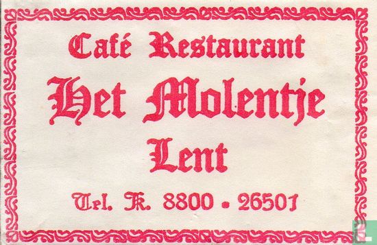 Café Restaurant Het Molentje - Image 1