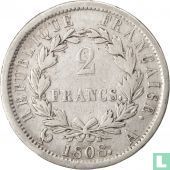 France 2 francs 1808 (A) - Image 1