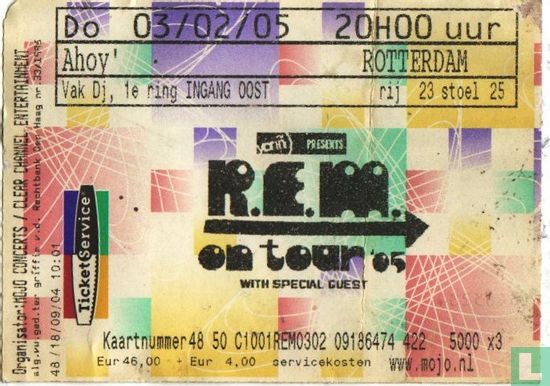 20050302 R.E.M. on Tour - Afbeelding 1