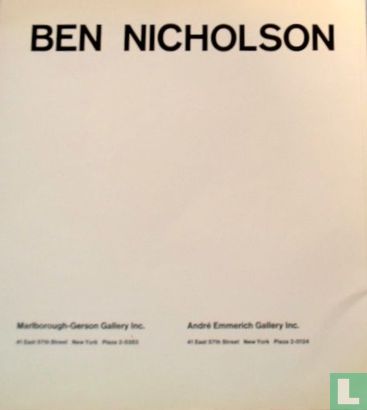 Ben Nicholson 1955-1965 - Bild 2