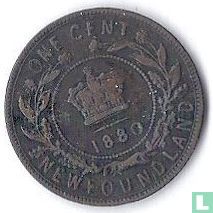 Newfoundland 1 cent 1880 - Afbeelding 1
