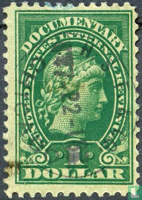 Liberty - Documentary Stamp (zonder series 1914), 1 $ - Image 1