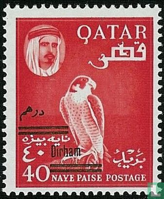 Stamps from 1961, with overprint