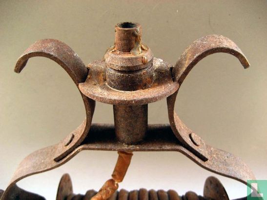 A Spanish iron candle holder - circa 1930. - Image 3