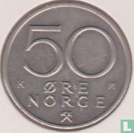 Noorwegen 50 øre 1993 - Afbeelding 2