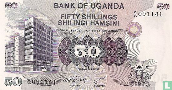 Oeganda 50 Shillings ND (1979) - Afbeelding 1