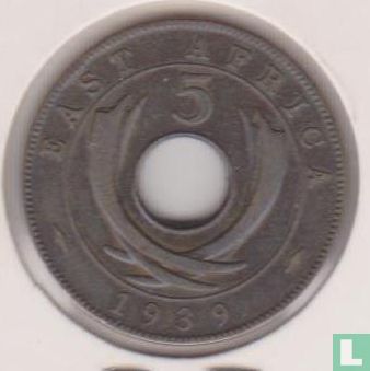 East Africa 5 cents 1939 (H) - Image 1