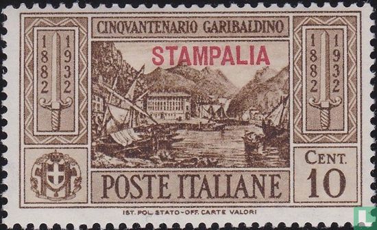 Garibaldi, surcharge Stampalia