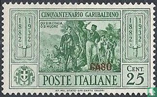 Giuseppe Garibaldi, surcharge Caso 