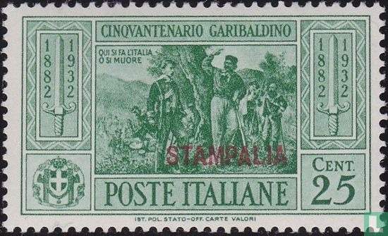 Garibaldi, opdruk Stampalia 