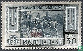 Giuseppe Garibaldi, surcharge Caso 