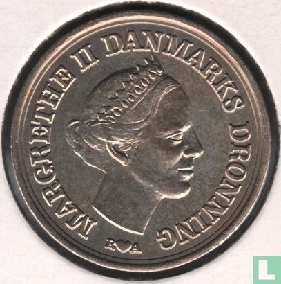 Denemarken 10 kroner 1986 "18th birthday Crown Prince Frederik" - Afbeelding 2