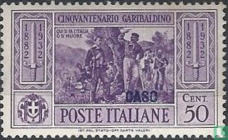 Giuseppe Garibaldi, opdruk Caso 