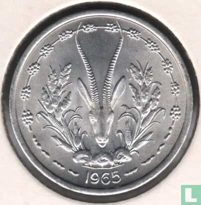 Westafrikanische Staaten 1 Franc 1965 - Bild 1
