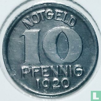 Halle 10 pfennig 1920 - Image 1