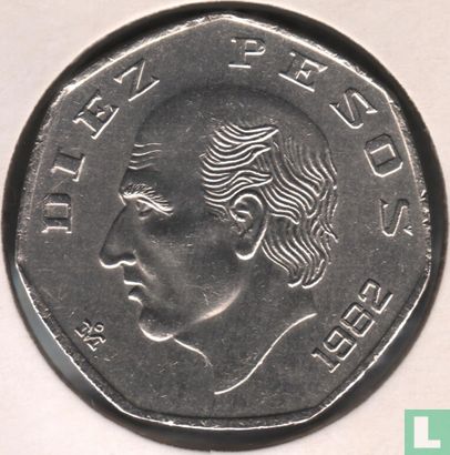 Mexico 10 pesos 1982 - Afbeelding 1