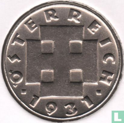 Autriche 5 groschen 1931 - Image 1