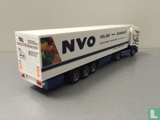 Scania R500 Topline refrigerated semi box trailer 'Westerman / NVO Groningen' - Afbeelding 2
