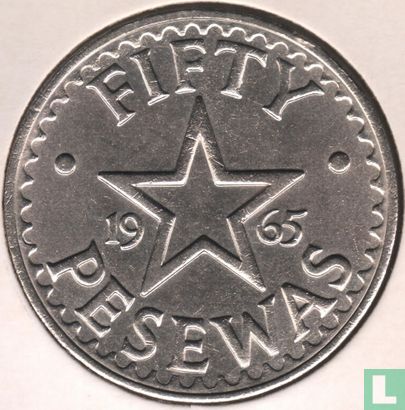Ghana 50 pesewas 1965 - Image 1