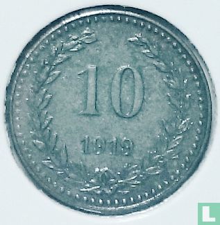Bromberg 10 pfennig 1919 (19 mm) - Image 1