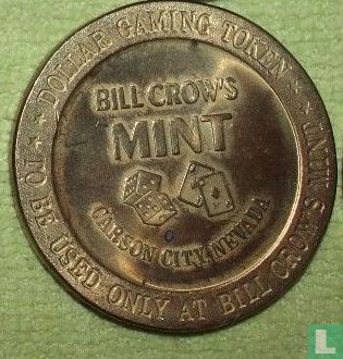 USA  1 dollar Bill Crow;s Mint  (Carson City, NV)  1960s - Bild 1