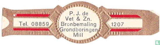 P.J. de Vet & Zn. Bronbemaling Grondboringen Mill - Tel. 08859 - 1207 - Image 1