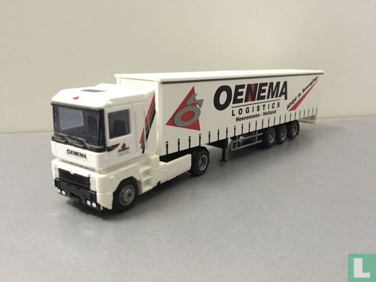 Renault AE 500 Magnum semi tilt trailer 'Oenema Logistics' - Image 1