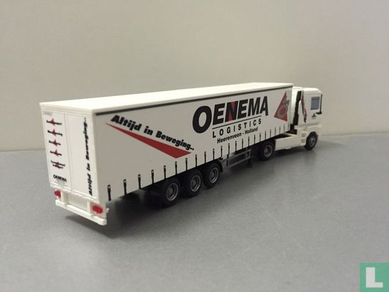 Renault AE 500 Magnum semi tilt trailer 'Oenema Logistics' - Bild 2