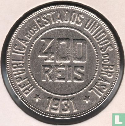 Brazilië 400 réis 1931 - Afbeelding 1